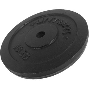 Tunturi Halterschijf - Halter gewichten - 1 x 10 kg - Ø 30 mm - Gietijzer