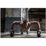 Tunturi Kettlebell - 4 kg - Zwart - incl. gratis fitness app