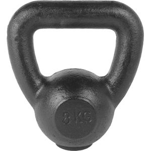 Tunturi Kettlebell - 8 kg - Zwart - incl. gratis fitness app