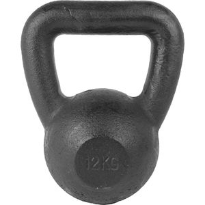 Tunturi Kettlebell - 12 kg - Zwart - Incl. gratis fitness app