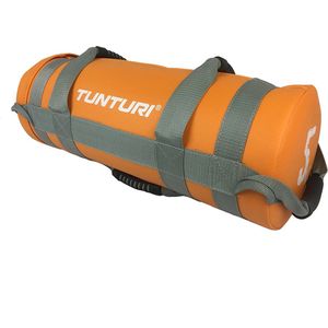 Tunturi Sandbag - Powerbag - Fitness bag - 5kg - Oranje - Incl. gratis fitness app