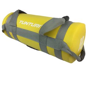 Tunturi Strengthbag - Powerbag 10kg - Sandbag - Geel - Incl. gratis fitness app
