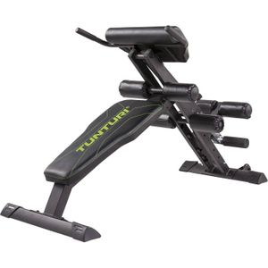 Tunturi CT80 Core Trainer - Fitnessbank - Opklapbaar - Buikspierbank - Buikspiertrainer - Verschillende trainingsopties - Tot 150kg belastbaar - Incl. Gratis fitnessapp