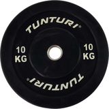 Tunturi Bumper Plate - Halterschijf - Zwart - 10 kg