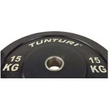 Tunturi Halterschijf 15kg Black - Incl. gratis fitness app