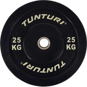 Tunturi Halterschijf 25kg Black - Incl. gratis fitness app