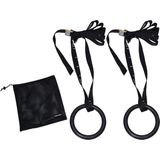 Tunturi Gymnastic rings kunststof - 23cm diameter - Inclusief riem - Incl. gratis fitness app