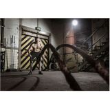 Tunturi Pro Battle Rope met canvas bescherming 15m lengte - Incl. gratis fitness app
