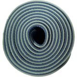 Tunturi TPE Yogamat - Fitnessmat 4mm dik - zwart koord - Blauw - Incl. gratis fitness app