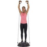 Tunturi Balanstrainer pro met handvatten - Balanskussen met resistance band set - Balansbal incl. meegeleverde voetpomp - Incl. gratis fitness app