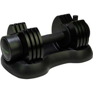 Tunturi Verstelbare Dumbel - Selector dumbbell - Halter - Verstelbaar van 2,5kg tot 12,5kg - Incl. gratis fitness app