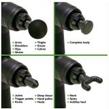 Tunturi MG50 Massage Gun - Incl. Opzetstukken en koffer - Oplaadbaar massage apparaat - Massage pistool - Kleur: zwart