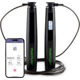 Tunturi Smart Jump Rope - Springtouw - Voor kinderen en Volwassenen - Bluetooth - 4 programma's - Verstelbaar - Incl Display en App