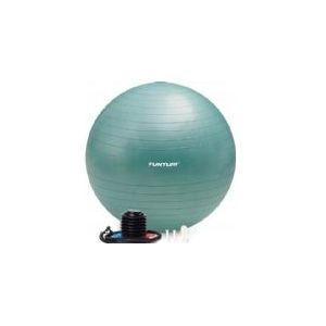 Tunturi - Anti Burst Fitnessbal - Petrol - Inclusief Pomp