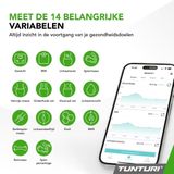 Tunturi - Smart Scale SC30 - Personenweegschaal - Wit - Bluetooth - Inclusief Lichaamsanalyse