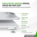 Tunturi - Smart Scale SC30 - Personenweegschaal - Wit - Bluetooth - Inclusief Lichaamsanalyse