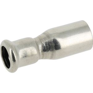 Bonfix Press - RVS 316 - perskoppeling - Insteek verloopkoppeling - 76 -1 x 42 mm - insteek - KIWA - DVGW - WRAS keur