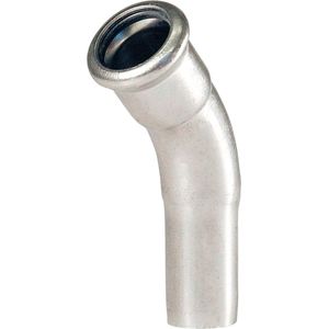 Bonfix Press - RVS 316 - perskoppeling - Insteekbocht - 45° - 35 x 35 mm - insteek x Press - KIWA - DVGW - WRAS keur