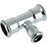 Bonfix Pressfitting staalverzinkt CV T-koppeling - verlopend 54 x 28 x 54 - 3 x press - (m-profiel)