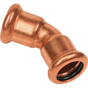 Bonfix Pressfitting roodkoper WATER Bocht 45� 42 x 42 - 2 x press - (m-profiel)