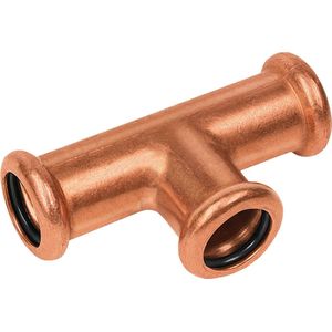 Bonfix Pressfitting roodkoper WATER T-koppeling - verlopend 67 x 42 x 67 - 3 x press - (m-profiel)