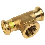 Bonfix PRESS RK GAS T stuk met lange bi.dr. 28x3/4 bix28mm gastec