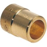 Messing inschuif verloopsok 54x42mm Gastec Kiwa