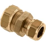 Bonfix messing knelfitting verloop 12mmx10mm recht FF