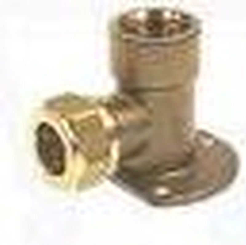Bonfix messing knelfitting muurplaat 1/2inch x 15mm FRp