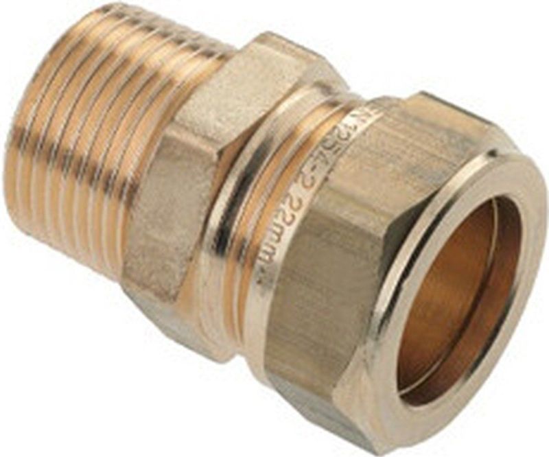 Bonfix messing knelfitting puntstuk 28mm x 1inch FxR