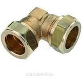 BONFIX messing knelkoppeling knie 35