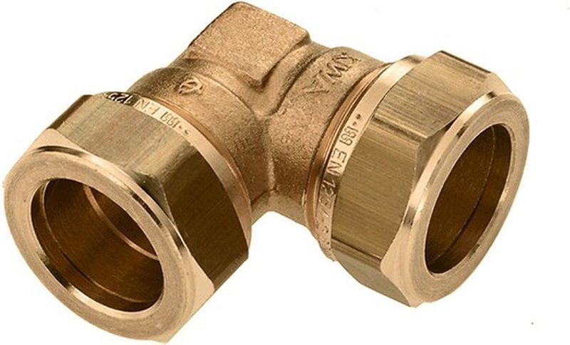 BONFIX messing knelkoppeling knie 35