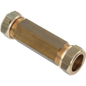 Bonfix knelkoppeling - Reparatiekoppeling - 15mm x 15mm - Messing