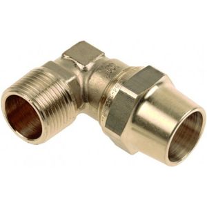 Knelfitting BELGAS - Kniekoppeling - 1 x 22mm - Buitendraad x knel