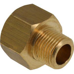 Bonfix Conische draadfitting Neusstuk 1 x 1/2 - lange interne gasdraad x conische buitendraad