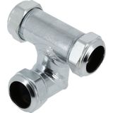 Bonfix Staalverzinkte knelfitting - Passeer T-koppeling 118 - 3 x knel - 22mm x 22mm x 22mm
