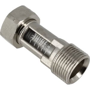 Bonfix Vloerverwarming Flowmeter 3/4 - koppeling binnendraad x buitendraad