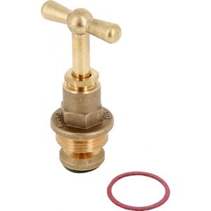 Bonfix Stopkraan met bovendeel Bovendeel voor stopkraan 3/4 (22 mm) - met fiberring