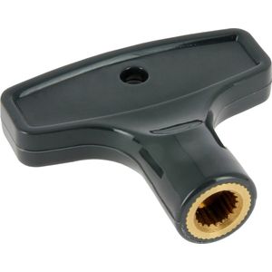 Kunststof sleutel met messing insert 71606-71607