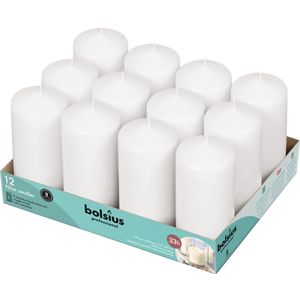 Bolsius - Horeca stompkaars - 120/58 - 12 stuks per verpakking - Wit