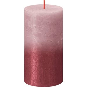 Bolsius - Sunset Collection - Rustiek Stompkaars - Rood - Wax