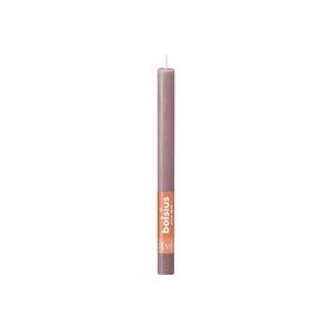 Bolsius Rustiek tafelkaars Ash Rose 2mm Doos a 9 stuks