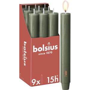 Bolsius - Gladde dinerkaarsen taps - Beige - 4 stuks - Decoratieve kaarsen - Brandduur 7 uur - Ongeparfumeerd - Bevat natuurlijke planaardige was - Zonder palmolie