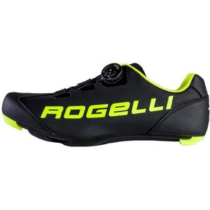 Rogelli Ab-410 Fietsschoenen - Raceschoenen - Unisex - Zwart, Fluor - Maat 47