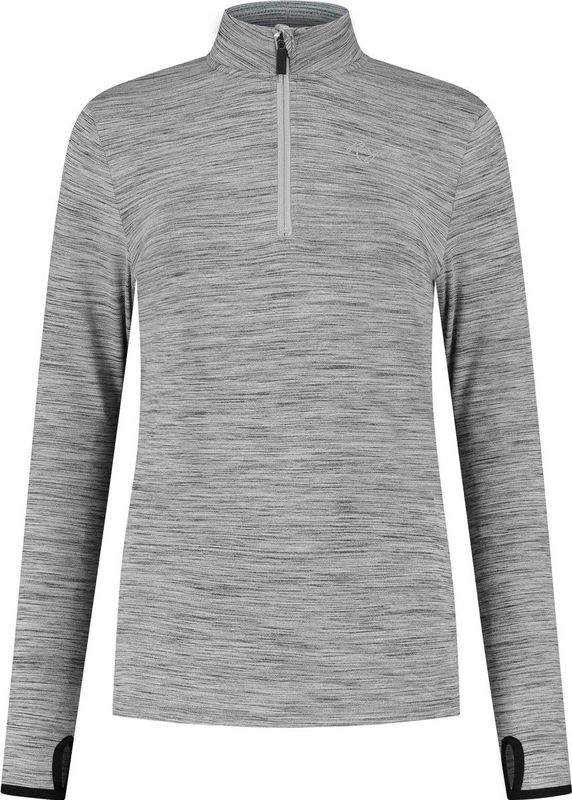 Rogelli Core Hardloopshirt - Lange Mouwen - Dames - Grijs Melange