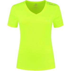 Rogelli Sportshirt Dames Korte Mouwen - Hardloopshirt - Fluor - XXL