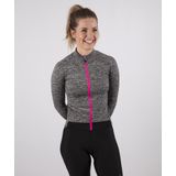 Rogelli Benice 2 0 Fietsshirt - Lange Mouwen - Dames - Grijs Roze