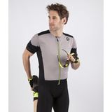 Rogelli - Rise - Wielershirt - Grijs/Zwart/Fluor - Dynaflex Stof