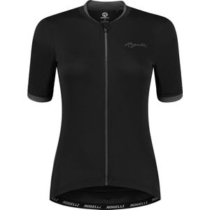 Rogelli - Essential Fietsshirt - Korte Mouwen - Dames - Zwart - Dynacool Stof