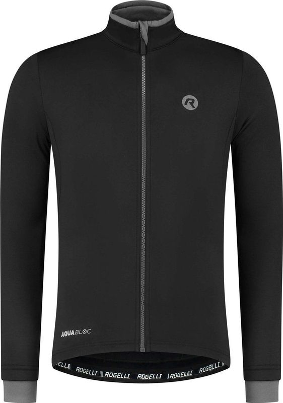 Rogelli Essential Fietsshirt - Lange Mouwen - Heren - Zwart